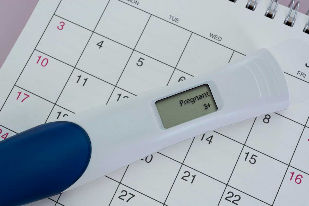 نتایج مثبت تست بارداری دو هفته پس از انجام تلقیح داخل رحمی اسپرم (IUI)